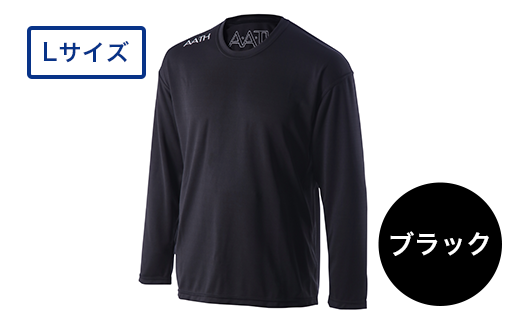 I4-05I【カラー：ブラック サイズ：L】リカバリーウェア A.A.TH/ ロングTシャツ（品番：AAJ99302）
