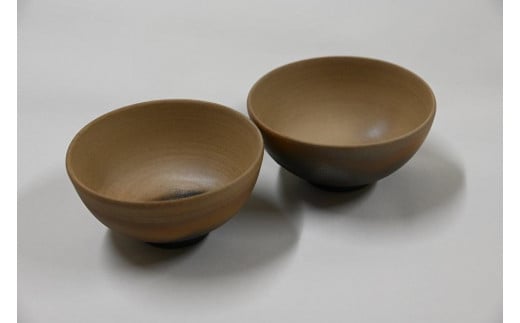 みささ白狼焼 茶碗 2個|三朝温泉 焼き物 陶器 食器 椀 日用品 人気 おすすめ 送料無料 鳥取県 三朝町