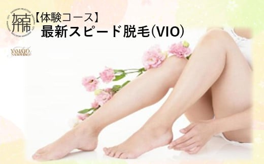 【体験コース】最新スピード脱毛(VIO)《 美容 脱毛 VIO 最新 スピード はやい 体験 女性 ご褒美 贅沢 息抜き 》【2500L11802】