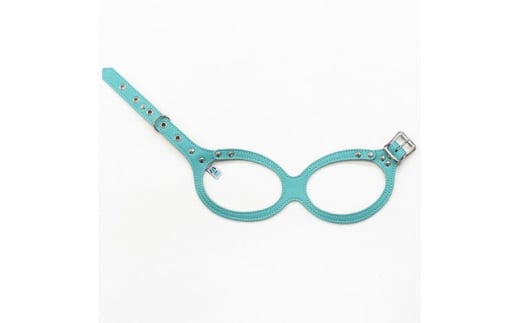 メガネハーネス＜3Sサイズ＞エターナルグリーン(本革製)kazama premium【1403980】