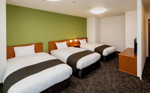 熊本東急REIホテル 宿泊(3名) 宿泊券 チケット ホテル 3名様 トリプルルーム 朝食付き