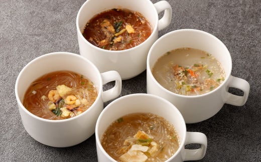 くまモン太平燕アソート 4種 各5食 (白湯とんこつ味、チキン味、うま辛海鮮味、ゆず胡椒味) 計20食 太平燕 タイピーエン 春雨 簡単調理