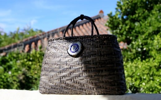 【LE KOOGEI(ル・コーゲイ)】カゴバッグ FUJI25GR BLACK