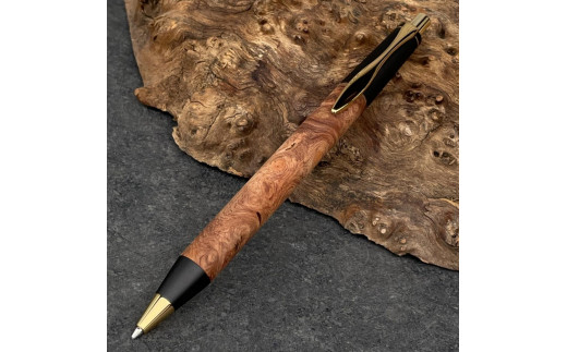 花梨瘤杢   / 2つの内部機構を持つ新感覚の木軸ペン / SINPEN【MP&BP】ゴールド金具 / MUKU屋