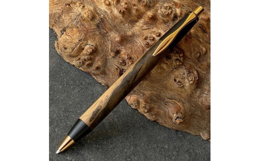 黒柿 / 2つの内部機構を持つ新感覚の木軸ペン / SINPEN【MP&BP】 ゴールド金具/ MUKU屋