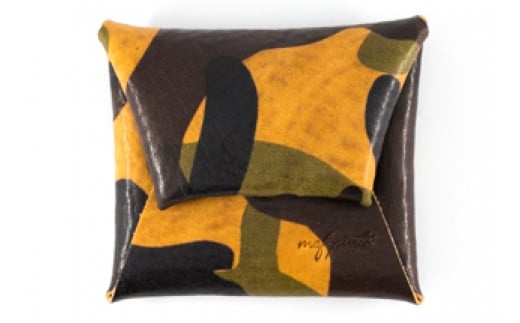 maf pinto コインケース レザー 革 小銭入れ 財布 カモフラージュ ライト