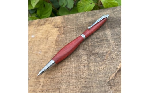 【木製シャープペンシル 0.5mm（ピンクアイボリー材・艶消し仕上げ）2Pice】木製シャープペンシル 木軸シャープペンシル 銘木 プレゼント 贈り物 記念品 MUKU屋 MUFactory