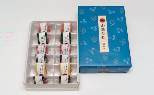 【美彩山海】 山海うめ 十二個入(真鯛・まぐろ・ひじき・しらす・昆布・さけ 各2個)【iwt203】
