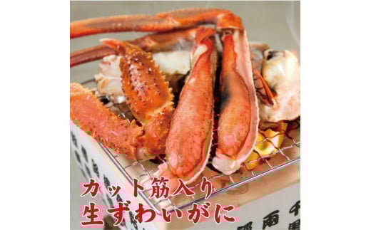 【ご家庭用】カット筋入 生ずわいがに 約1kg【uot602】