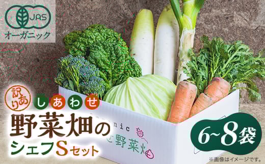 しあわせ野菜畑のシェフSセット　(訳あり規格外の有機野菜を一部使用)【1149018】