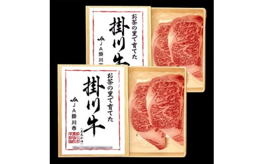 掛川牛(黒毛和種)ロースステーキ 500g×2(冷凍)【1670608】