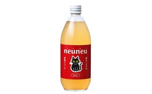 neuneu（ねうねう）りんごふじ果汁１００％ジュース　６００ｍｌ　0164-2502