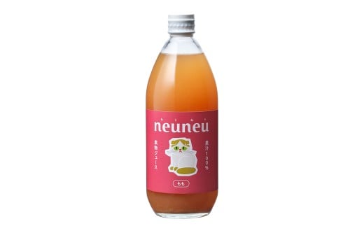 neuneu（ねうねう）もも果汁１００％ジュース　６００ｍｌ　0164-2505