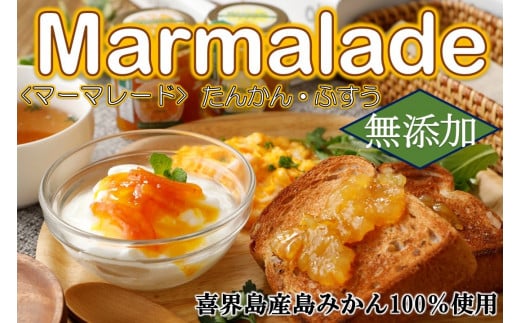 【2026年２月以降発送】【無添加】島みかん マーマレード(フスウ125g・タンカン125g)2個