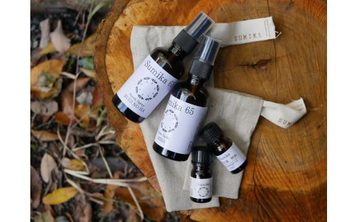 谷川から生まれた精油「澄み香」～精油＆スプレーセット～