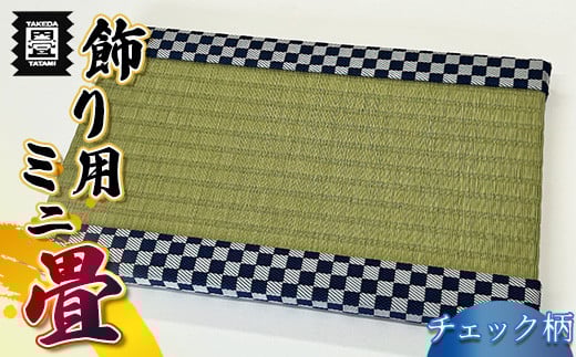 竹田たたみ店　ミニ畳(ルーミー・ダイケン健やか表[銀白])　TT012-1