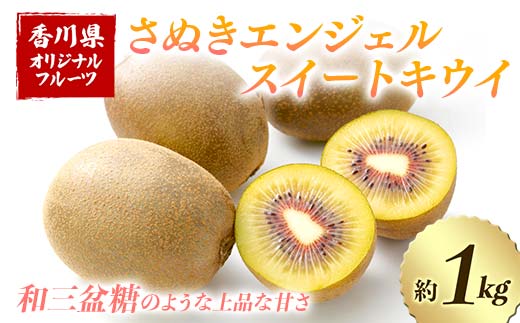 【先行予約2025年11月~2025年12月頃お届け】 さぬきエンジェルスイートキウイ (約1kg) フルーツ 果物 くだもの キウイ さぬき エンジェルスイートキウイ デザート 食品 名産 オリジナル品種 四国 1万円 F5J-668