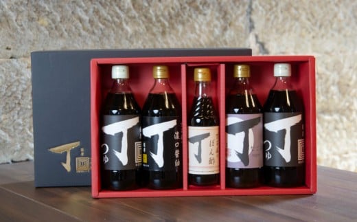 【創業享保20年の老舗醤油屋】丁子屋のかごしま調味料 詰め合わせ (4種) 贈答用 調味料 醤油 つゆ めんつゆ 酢 お酢 なごみ酢 鹿児島 南さつま市