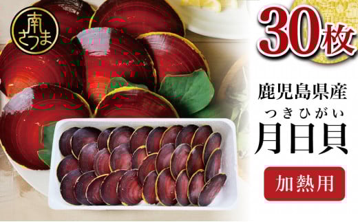 【漁師厳選】希少 鹿児島特産 月日貝 30枚 ツキヒガイ つきひがい 貝 鹿児島県産 海鮮 BBQ  バーベキュー 冷凍 南さつま市