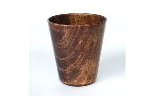 【香川漆器】木製カップ 漆塗り(250cc)