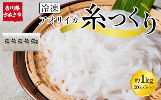 いか糸つくり 1kg 冷凍 小分け【いか イカ イカ刺身 刺身 いかそーめん イカソーメン 香川県 讃岐 さぬき】