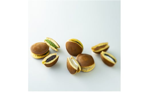 京都城陽しっとりふわふわ旅籠屋利兵衛どら焼きセット 4種類各2個 計8個入り【1586176】