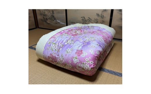和式掛布団ピンク系【1631823】