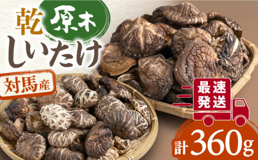 対馬産 原木乾しいたけ 360g《対馬市》【永留しいたけ農園】 しいたけ シイタケ 椎茸 乾燥しいたけ 干ししいたけ [WAJ002]