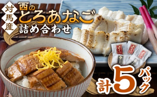 対馬産 穴子 詰め合わせ 5PAC《 対馬市 》【対馬水産株式会社】対馬 新鮮 とろ あなご ふわふわ 煮穴子 冷凍 海鮮 [WAV001]