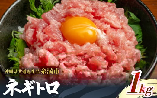 ＜沖縄県共通返礼品/糸満市＞まぐろ ネギトロ 1kg(200g×5P)【1591579】