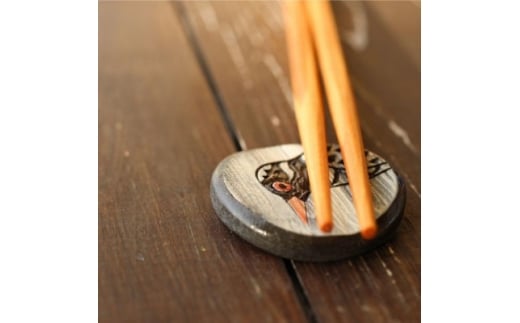 やちむん 焼物 ヤンバルクイナの食卓セット(はし置き2個セット)【1679914】