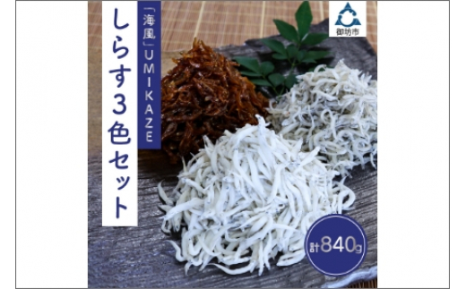 しらす3色セット「海風」UMIKAZE