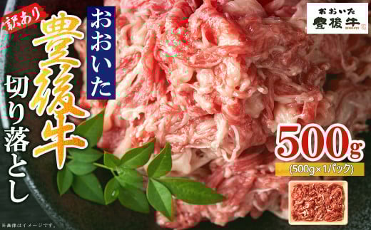 訳あり!豊後牛切り落とし 500g D3