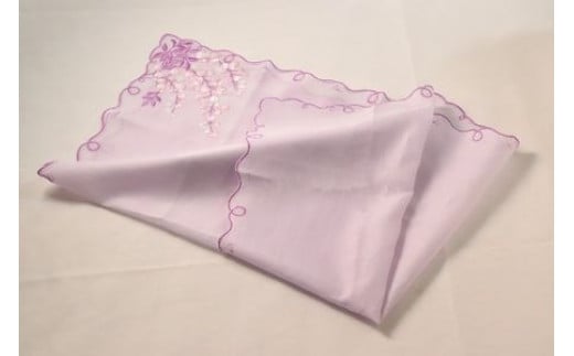 【ふるさと納税】藤染めハンカチ1枚+オリジナルグッズ F7Z-752