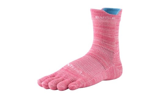 0010-147 R×L（アールエル）EVO-FL ランニングソックス ロング（5本指）ピンク Lサイズ