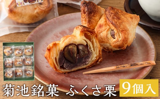 菊池銘菓 ふくさ栗 1箱(9個入り)《90日以内に出荷予定(土日祝除く)》