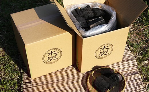 R5-207.四万十市産 焚き比べセット黒炭10㎏(樫5㎏+雑5㎏)