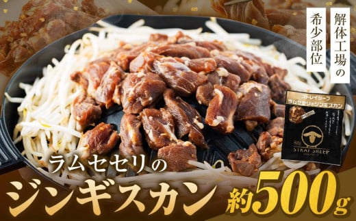 【解体工場の希少部位】ラムセセリのジンギスカン 500g 北海道 ジンギスカン ヘルシー 焼肉 肉 バーベキュー ラム