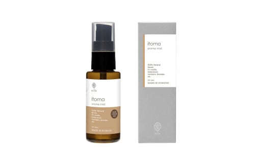 nifu オリジナル天然精油アロマミスト『itoma』 50ml×1本 リラックス ひのき 奈良 吉野町