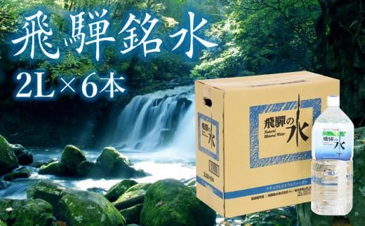 飛騨の水 飛騨銘水 2L×6本 (1ケース) 飲料水 お水 軟水 湧き水 国産 ミネラルウォーター 自然の恵み 天然水 2l 2L 水 ペットボトル 三川屋 LH013