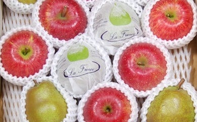 07-02-029　ラ・フランス&サンふじ詰合せ5kg