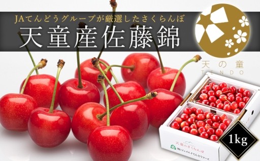 08-01-029　さくらんぼ(佐藤錦)1kg