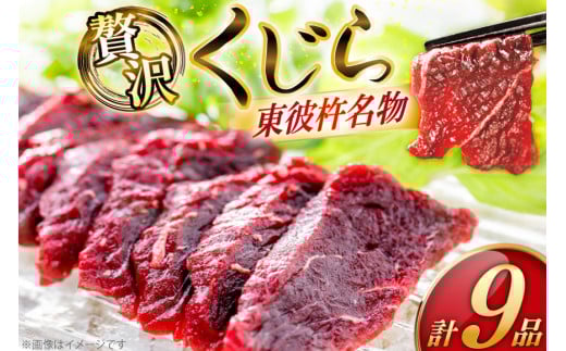 【鯨の町からお届け】 くじら 8品 詰め合わせ セット [彼杵の荘 長崎県 東彼杵町 hs42bag270007] 長崎 鯨刺身 刺し身 赤身 鯨肉 くじら肉 クジラ肉 クジラ 冷凍