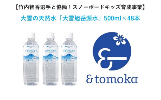 【特定事業応援品】<大雪旭岳源水>500mL×48本