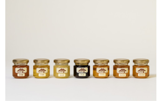 ハチミツ食べ比べ7種セット「花」