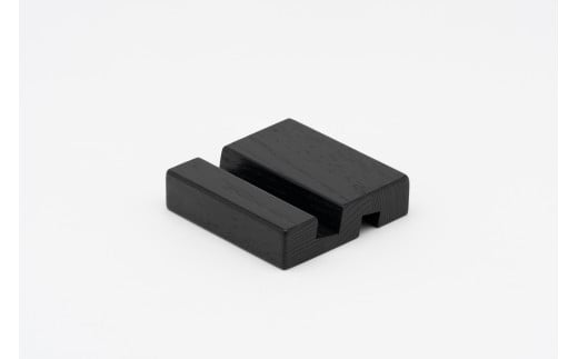 地球にやさしいスマホスタンド【ブラック２個】・箸置きセット