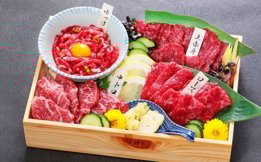 熊本旅行気分！  馬刺しと熊本県産あか牛ステーキ堪能 セット 計700g 馬刺し 刺し身 赤身 馬 馬肉 あか牛 赤牛 ステーキ あか牛ステーキ 牛 牛肉 お肉 肉 刺し身醤油付 醤油