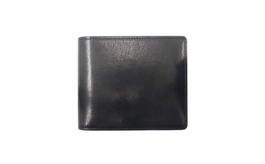 豊岡財布 AW0404二つ折りウォレット(ブラック)