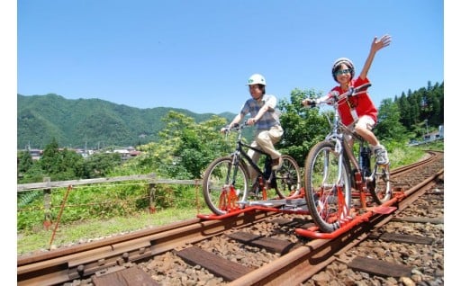レールマウンテンバイクガッタン・ゴーによる地域振興事業