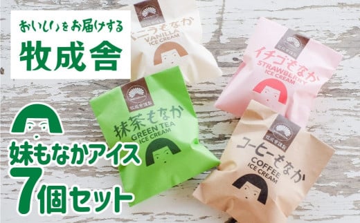 【訳あり】<牧成舎>飛騨の手焼き最中アイス ミニサイズ 60ml×7個 妹最中 モナカ 味おまかせセット アイスクリーム 訳あり おいしい訳あり 飛騨市 日時指定可